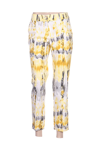 quattro pantacourts femme de couleur jaune
