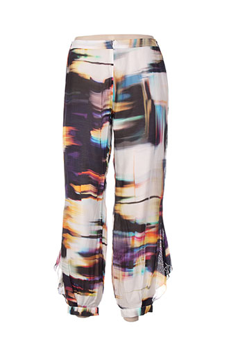 quattro pantacourts femme de couleur beige