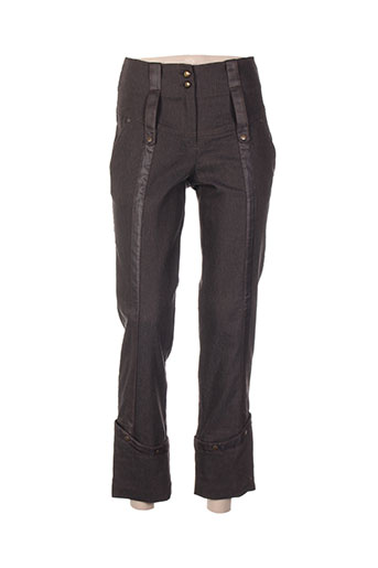 quattro pantacourts femme de couleur marron