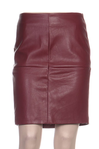 ichi jupes femme de couleur rouge