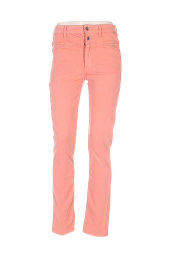 couturist pantalons femme de couleur orange