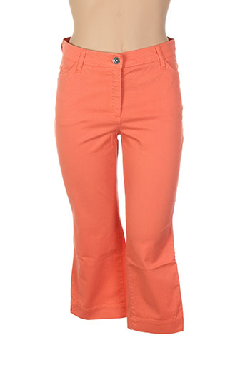 couturist pantacourts femme de couleur orange