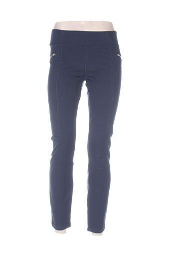 vila pantalons femme de couleur bleu