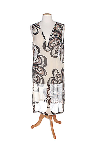 jean delfin tuniques femme de couleur beige