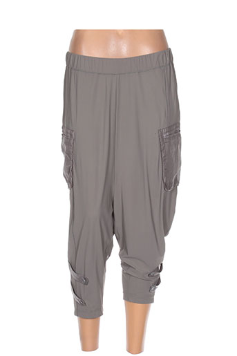 my square pantacourts femme de couleur gris