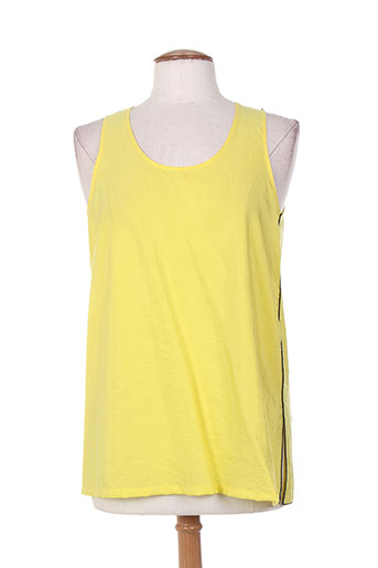 sportmax chemises femme de couleur jaune