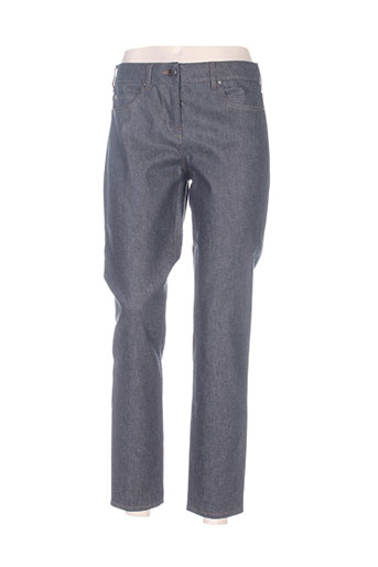 maxmara pantalons femme de couleur bleu