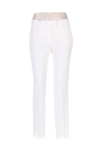 maxmara pantalons femme de couleur beige