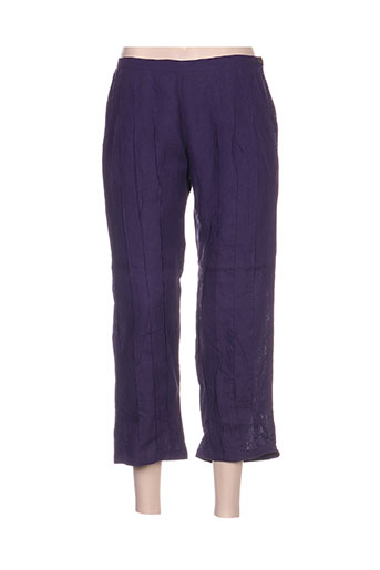 nid d'abeille pantacourts femme de couleur violet