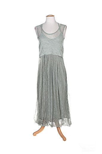 zelti robes femme de couleur vert