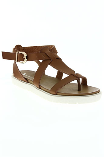delires de fille chaussures femme de couleur marron
