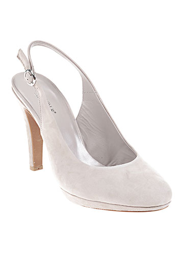cafe noir chaussures femme de couleur beige