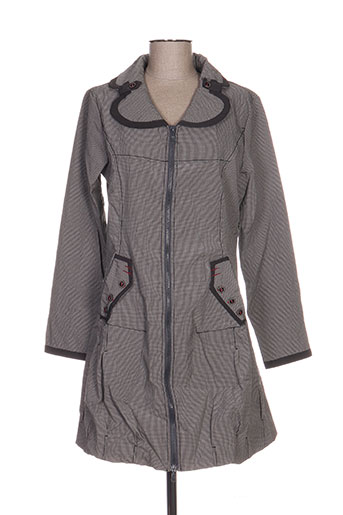 l33 manteaux femme de couleur gris