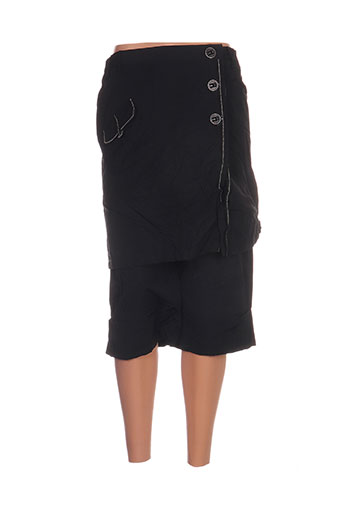l33 pantacourts femme de couleur noir