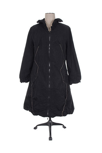 l33 manteaux femme de couleur noir