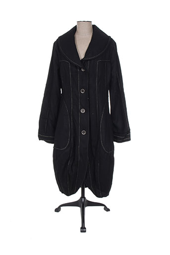 l33 manteaux femme de couleur noir