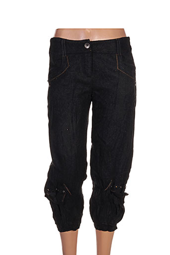 l33 pantacourts femme de couleur gris