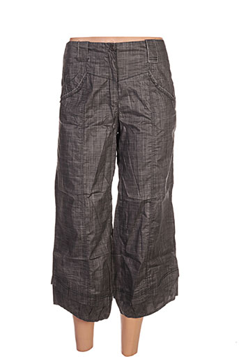 l33 pantacourts femme de couleur gris