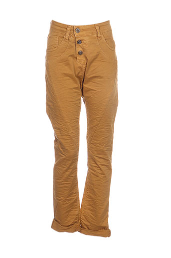 please pantalons femme de couleur jaune