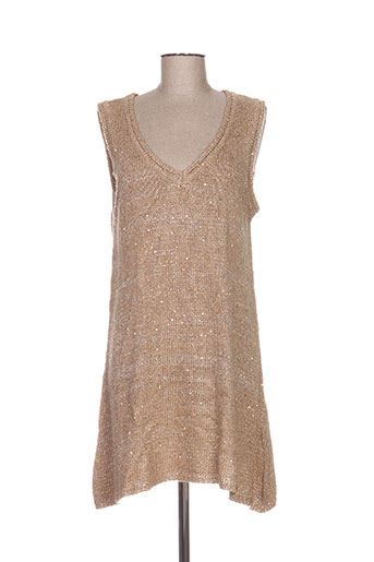 anne turtaut robes femme de couleur marron