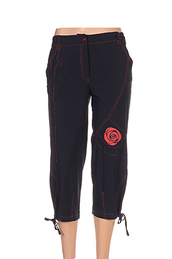 quattro pantacourts femme de couleur noir