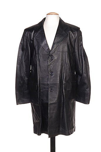 partner's manteaux homme de couleur noir