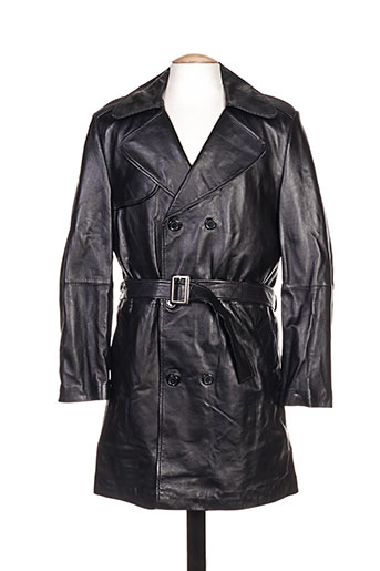 partner's manteaux homme de couleur noir