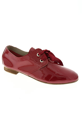 coco et abricot chaussures femme de couleur rouge