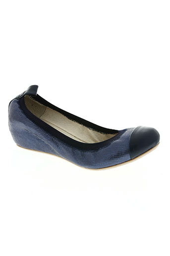 coco et abricot chaussures femme de couleur bleu