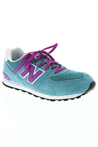 new balance chaussures unisexe de couleur bleu