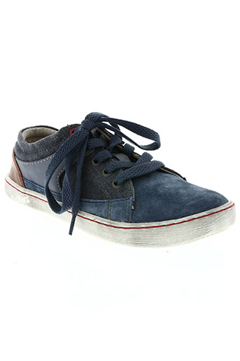 kickers chaussures garçon de couleur bleu