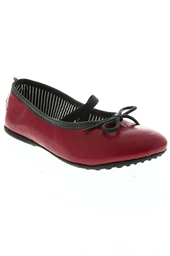 petit bateau chaussures fille de couleur rouge