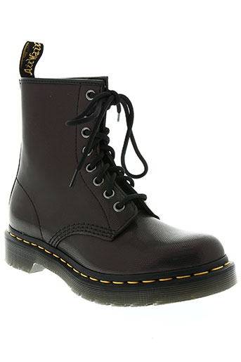 dr martens chaussures femme de couleur violet