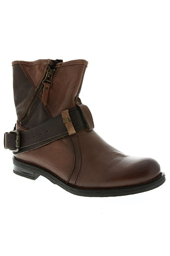 coco et abricot chaussures femme de couleur marron
