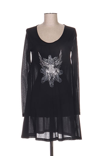 lauren vidal robes femme de couleur noir