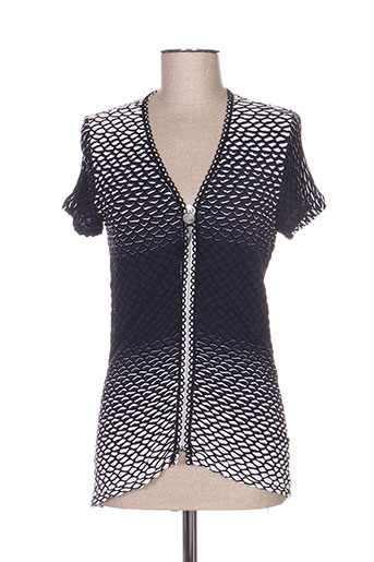 lo gilets femme de couleur bleu