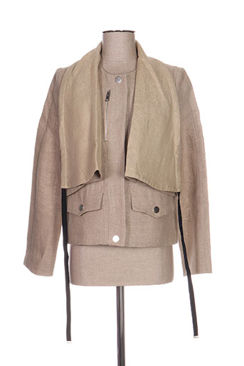 castelbajac vestes femme de couleur beige