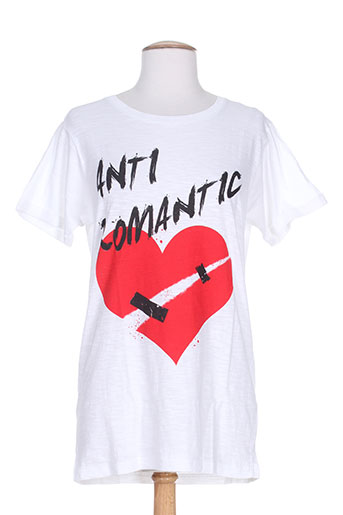 my t shirt t-shirts femme de couleur blanc