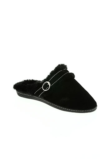 isotoner chaussures femme de couleur noir