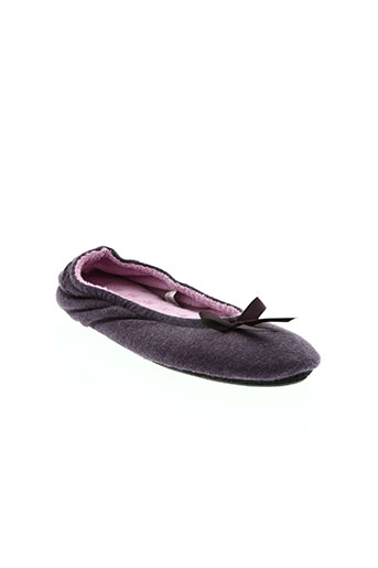 isotoner chaussures femme de couleur violet