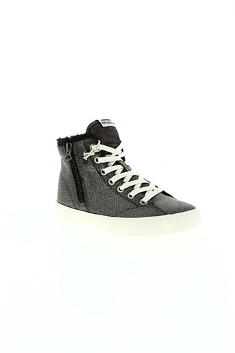pepe jeans chaussures fille de couleur gris