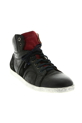 stressless chaussures homme de couleur noir