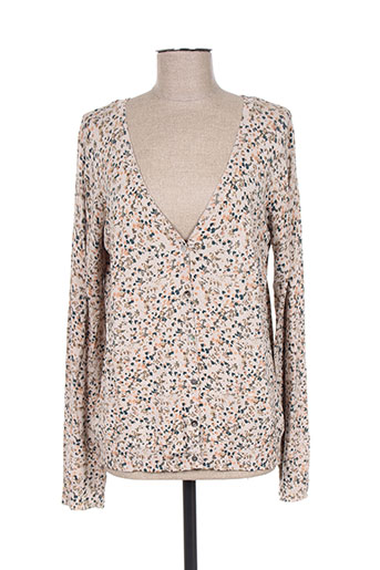 ddp gilets femme de couleur beige