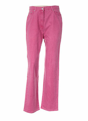 Pantalon casual rose BLEU DE CHINE pour femme