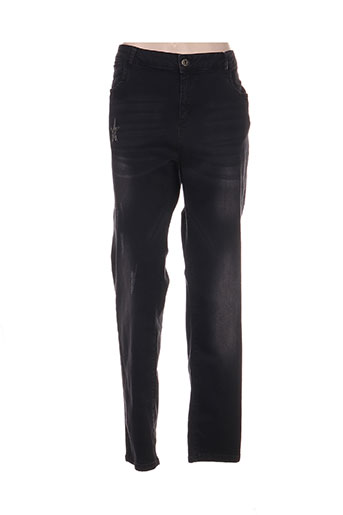 aprico jeans femme de couleur noir