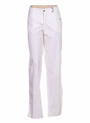 Pantalon casual blanc AQUAJEANS pour femme
