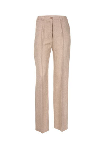 basler pantalons femme de couleur beige