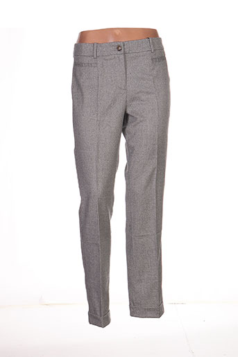 maxmara pantalons femme de couleur gris