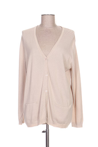 lebek gilets femme de couleur beige