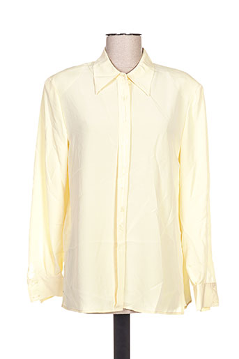 jean biolay chemises femme de couleur jaune